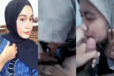 Hijab Cantik Nyepong Sampe Crot di Muka Basah