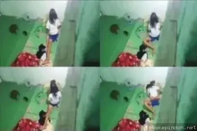 Ngintip Pasangan Muda Ngewe Liar di Kamar, Memek Basah Digoyang